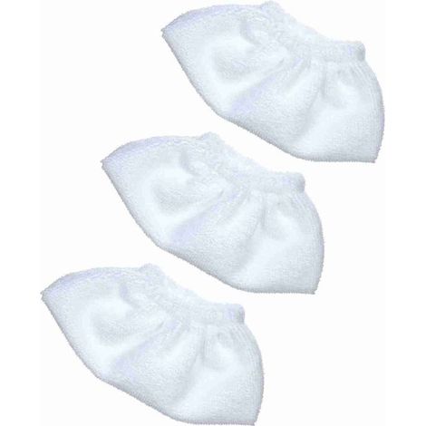 Eosnow Lot de 3 chiffons de rechange pour aspirateurs Karcher SC2/ SC3/ SC4/ SC5, chiffons éponge, housses de buse, accessoires (1/4)