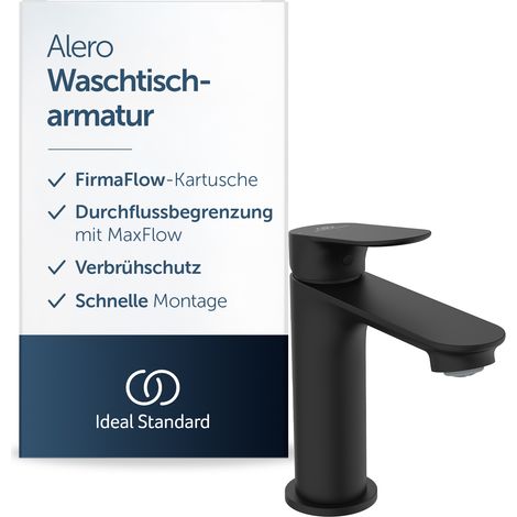 Ideal Standard Waschtischarmatur Alero, FirmaFlow® Kartusche, Wassersparend, EasyFix® Schnellmontagesystem (1/5)
