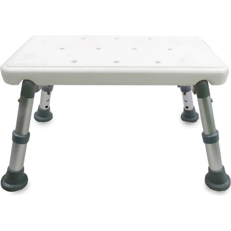 Marche pied de douche à hauteur réglable, 3 positions - Bm Medical TD-60 - pieds Anti-dérapants