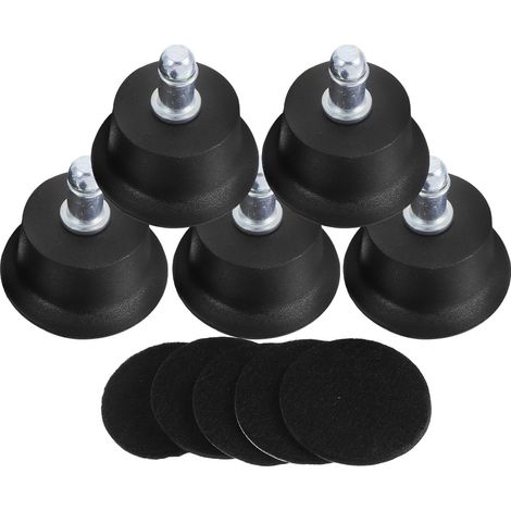 Roulettes fixes, installation facile et utilisation stationnaire, lot de 5 pour chaise bureau, (1/5)