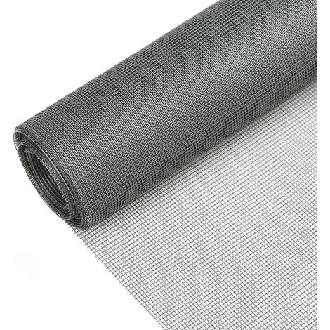 Moustiquaire 150 x 300 cm En fibre de verre Anti-rayures Pour chats Peut être découpée Gris (1/5)