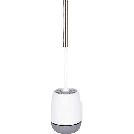 Spazzolino per WC, spazzolino per WC in silicone, EWEIMA ad asciugatura rapida, spazzolino per WC antibatterico in silicone