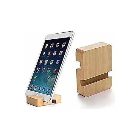 en Bois Double Slot Tlphone Portable Support De Bureau,dock De Support Pour Tlphone Portable De Bureau Portable Pour Smartphone Iphone Ipad (1/4)