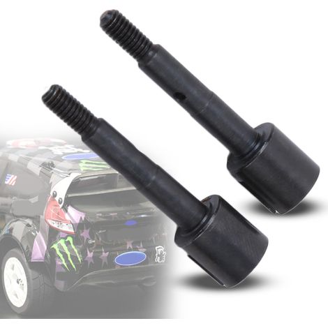 Essieu Avant/Arrière Renforcé pour HPI WR8 FLUX 1/8 Voiture Électrique, Compatible Modèle Gymkhana Ken Block, Noir (1/3)