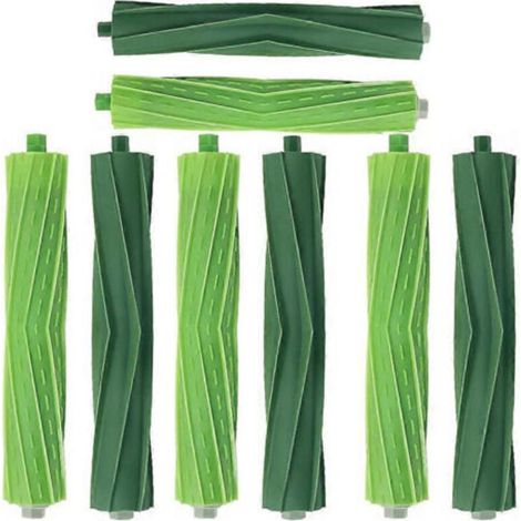 Juegos de cepillos de rodillo de goma para las series iRobot E, I y J (J8 + I7 + I7, I1, I2, I3, I4, I6, I6 + I8, I8 + Plus, E5, E6, E7), accesorios