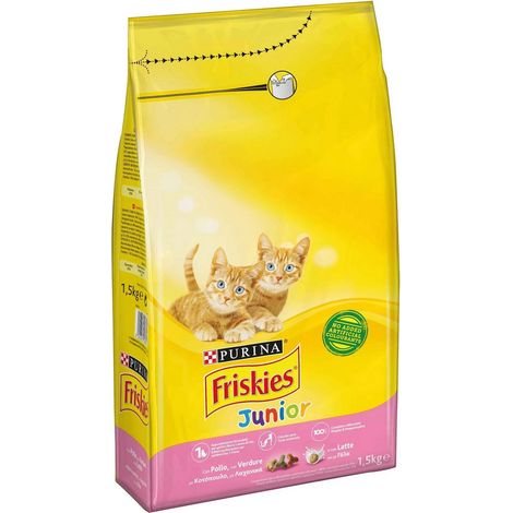 Friskies Gatto Junior Pollo e Verdure 1.5 Kg Purina