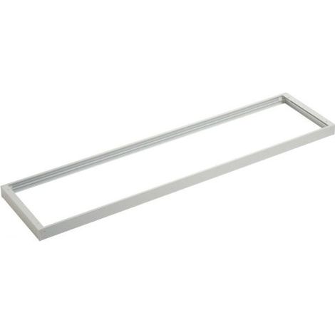 Staffa Struttura Pannello LED 120x30 Incasso Bianca