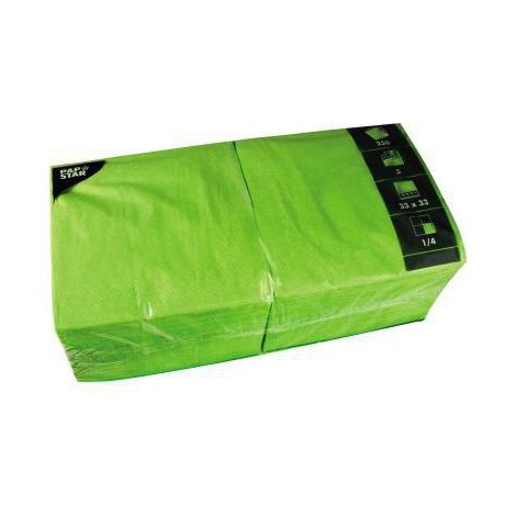 Serviette 33 x 33 cm (B x L) limonengrn 250 St./Pack. (1/4)