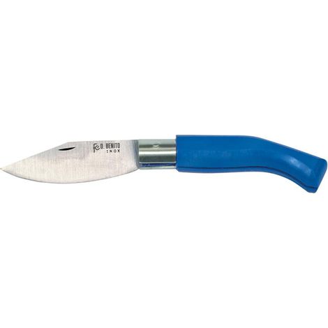 F.C. navaja fibra punta 90 mm inoxidable azul , Navaja de fibra con punta 90 mm inoxidable azul, una herramienta plegable ligera y resistente, ideal para uso diario, bricolaje y ac