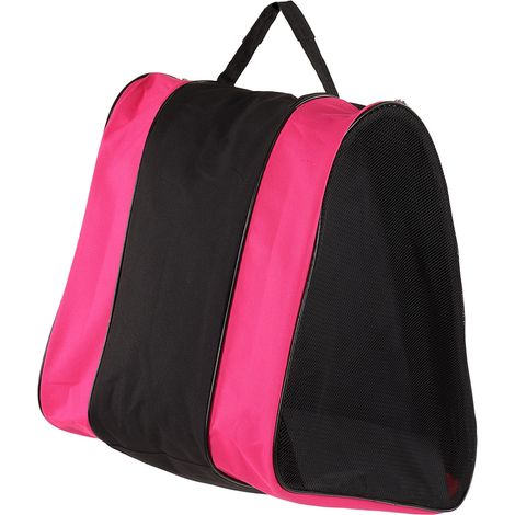 Wasserdichte, dreilagige, dreieckige Rollschuhtasche mit verstellbarem Schultergurt für den Outdoor-Einsatz, rot (1/5)