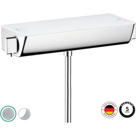 HANSGROHE Ecostat Select mezclador termostático de ducha cromo blanco (1/5)