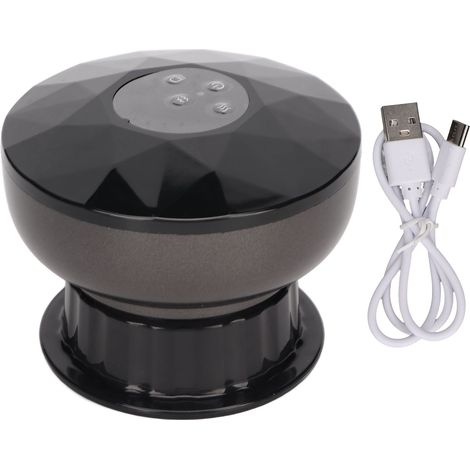Appareil de ventouses électrique noir : massage vibratoire, ventouses chaudes, gua sha par aspiration, drainage corporel (1/5)