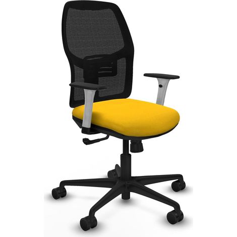 Bürostuhl piqueras y crespo Alfera schwarz gelb Schaumstoff (1/2)
