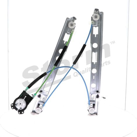 Mécanisme de lève-vitre avant droit compatible Renault 7701378239 (1/4)