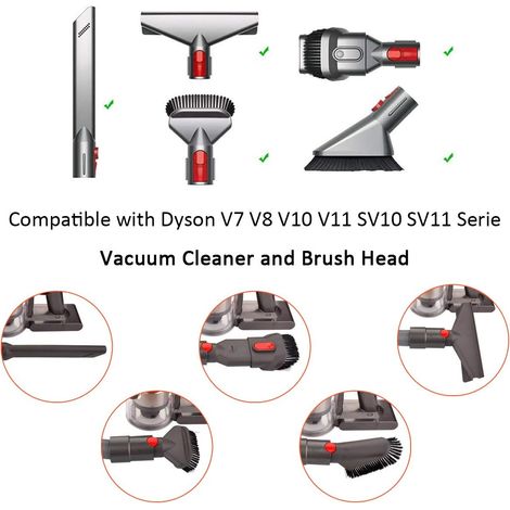 Erweiterbarer Schlauch für Dyson V7 V8 V10 V11 V15 Serie, Dyson Erweiterbarer Schlauch Verlängerungszubehör für Dyson V7 V8 V10 V11 V15 Serie (1/4)