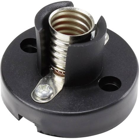 TRU COMPONENTS 794961 Support d'ampoule Culot (mini-lampes): E10 Connexion: cosses à souder 1 pc(s) (1/2)