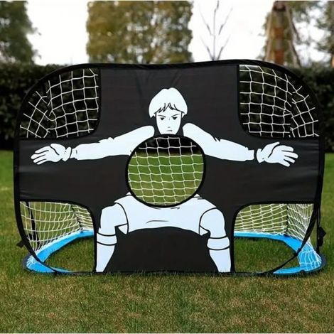 Filet de cible - Sportif - Portable - Noir - Fer - Pour adultes et adolescents (1/4)