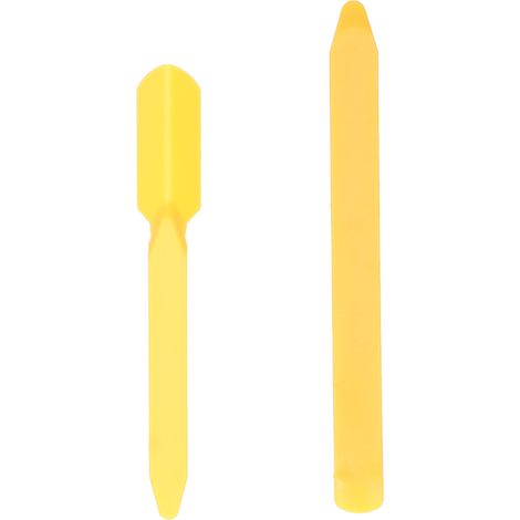 Kit de 2 grattoirs en silicone pour le nettoyage et le retrait de colle, idéal pour les carrelages et le verre. (1/5)