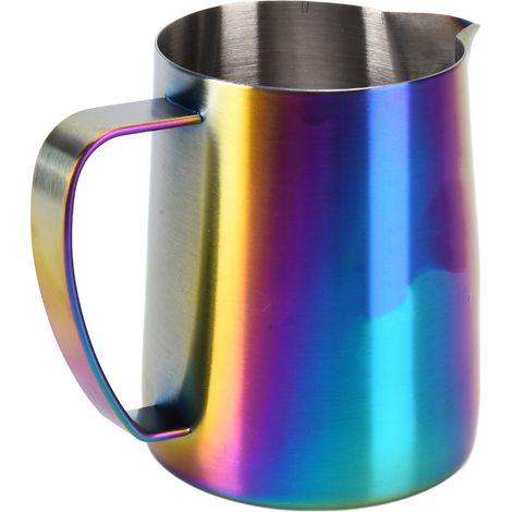 600-ml-Milchaufschäumbecher, Kaffeekännchen aus Edelstahl 304 mit adlerförmigem Ausguss für Zuhause, Geschäft und Bar (1/5)
