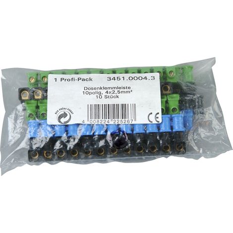 Kopp 345100043 - Morsettiera a 12 poli, 2,5 mm²