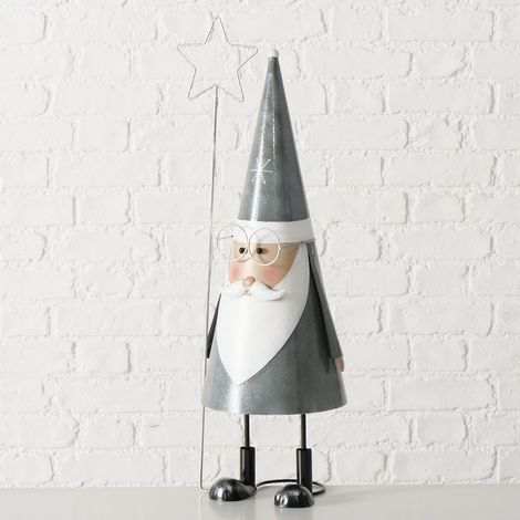Figur Justus, Weihnachtsmann, LED, H 76 cm, Eisen