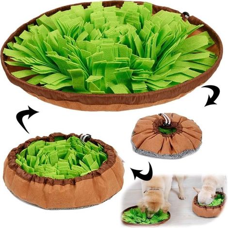 Alfombra olfativa para perros, juguete interactivo para fomentar la alimentación y estimular las habilidades naturales de búsqueda de alimento de gatos y perros. (1/4)