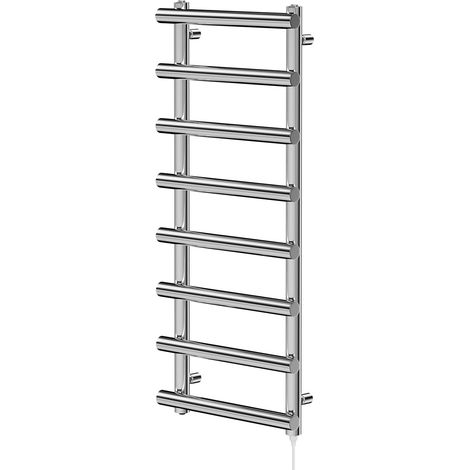 Wholesale Domestic Finley Chrome 1150mm x 500mm Designer Electric Heated Towel Rail (1/5)