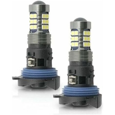 2 pièces HP24W LED ampoules de feux de jour avec base DRL ampoule de lumière du jour pour Peugeot 3008 5008 2009-2016 Citroen C5 2008-2017 Led DLR ampoules de lampe de stationnement (1/4)