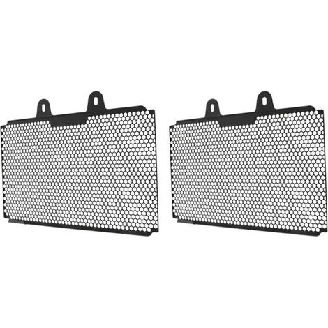 Set mit 2 Schutzgittern für den Kühler der KTM 390 Duke (2017–2018), Wasserkühlerschutz, schwarz