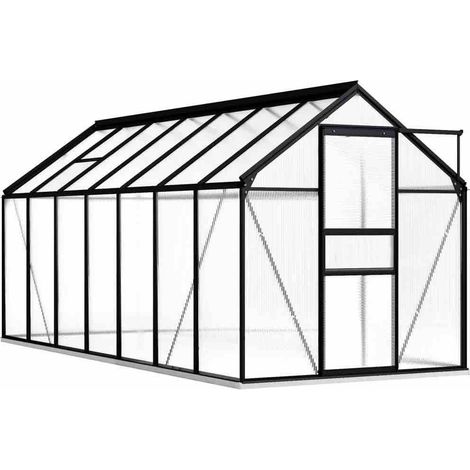 Serre de jardin Solide 430 X 190 X 202 cm. Volume de 14 m³ Qualité et Robustesse (1/5)
