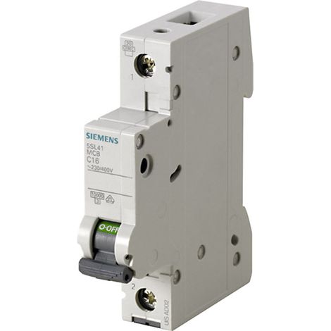 Siemens 5SL41066  Leitungsschutzschalter    1polig 6 A  230 V, 400 V (1/2)