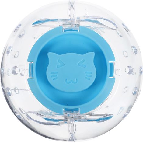 Geräuschloser Laufball und Laufrad für Hamster, 14 cm, blau - Fitness für Kleintiere und Zwergnager