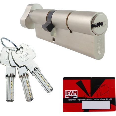 CYL F6S 100 40BX60 BOUTON NICK VARIE 5 CLES - 4490 - IFAM