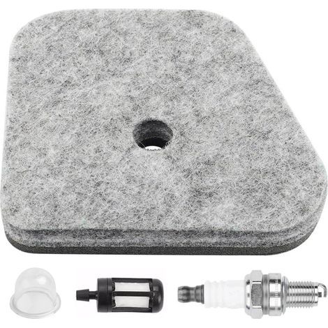 1 - Filtre à air - Kit d'entretien - Compatible Stihl FS90R FS130R KM110 - Pour débroussailleuse et taille-haie - Noir - 5x5cm (1/5)