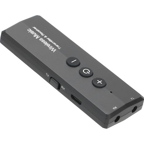 Émetteur-récepteur Bluetooth 5.0 ZF-360A 3 en 1 en ABS avec batterie de 300 mAh et adaptateur audio sans fil 3,5 mm (1/5)