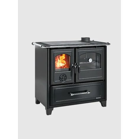 La Nordica Family 4.5 Stufa A Legna 7,5 Kw 215 M³ Antracite/Nero