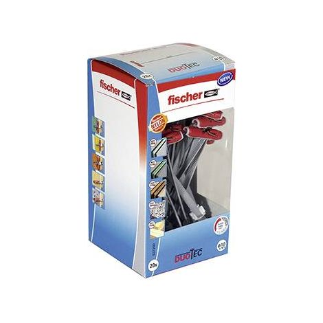 Fischer – Cheville à bascule 50 mm – Pour béton armé – Montage simple dans espaces étroits – Lot de 20 pièces – Ø 10 mm