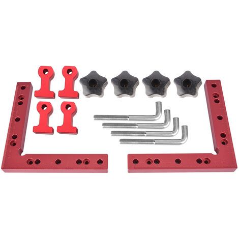 Pince à Bois, Pince à Bois Antirouille Multifonctionnelle, Pince Fixe à Travailler le Bois en Alliage d'Aluminium, Outil Manuel pour l'Industrie(A) (1/5)