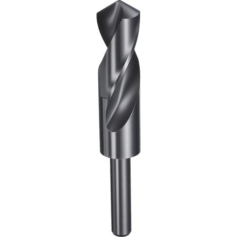 Foret 26mm 1/2" Tige Réduite Ronde 4241 Acier Rapide Nitruration Noir 118° Pointe Standard Pour Plastique Bois Cuivre Aluminium Fer Métal Moyen Doux (1/5)