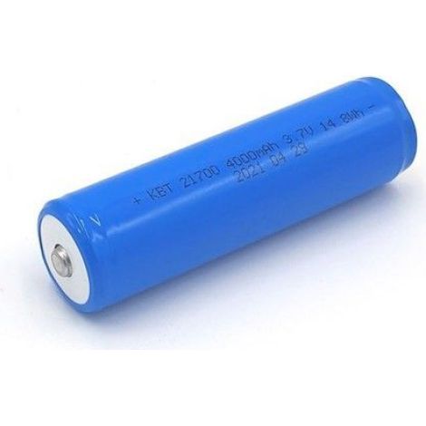 Batterie Lithium 21700 - 3.7 V 4000 mAh - Rechargeable - Pour Lampe Torche Électronique Lampe Solaire - Lot de 2 (1/4)
