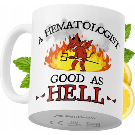Lustige Tasse für Hämatologen – Kaffee- oder Teetasse mit witzigem Textdesign – ideal für Geburtstage, Namenstage, Feiertage und besondere Anlässe. Hochwertige Tasse für Zuhause, Büro und Arbeit. Farb