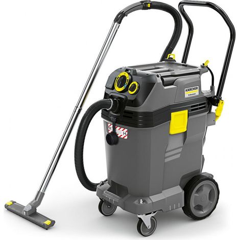 Kärcher – Aspirateur de sécurité 50L 1380W classe H – Double filtration HEPA – Aspiration amiante – Système antistatique – Manchon de connexion automatique