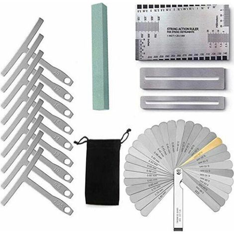 Premium Luthier Tools Professional Guitar Repair and Tuning Tool Set, Model: Multicolor (1/5)