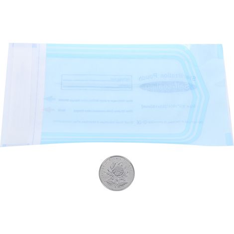Sachets de stérilisation dentaire, sachets auto-scellants, plusieurs tailles, haute qualité, vendus par lot de 200 pour usage dentaire, GS0472883160 mm (1/5)