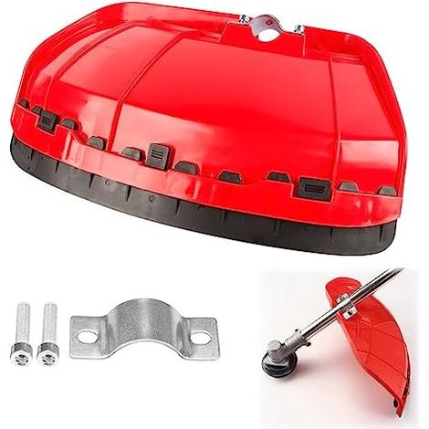 DéBroussailleuse De Garde,Couvercle Protection Pour Coupe-Herbe,Protecteur En Plastique,Avec 2 Vis,Pour DéBroussailleuse,Pour DéBroussailleuses D'Un DiamèTre 28 mm Rouge - (1/5)