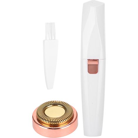 Machine à épiler électrique en forme de rouge à lèvres pour femmes - Tondeuse à sourcils et épilateur 2 en 1 (1/5)