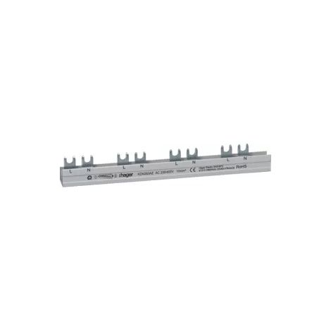 Phasenschiene Hager kdn263az 2 Pole 10 mm² (1/2)