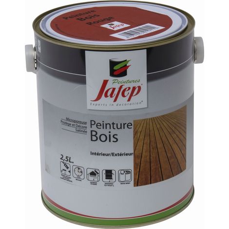 Holzfarbe rot Jafep 2,5 L (1/5)