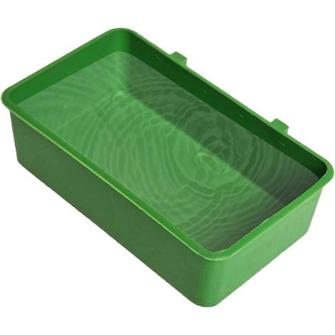 Baignoire pour perroquets, perruches, canaris et autres oiseaux  un accessoire d'hygiène pour le bain et l'entretien quotidien de la cage.-AquaForge (1/5)