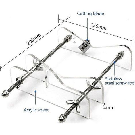 Glass Bottle Cutter Tool Square and Round for Glass Cutting Machine-- (1/5)